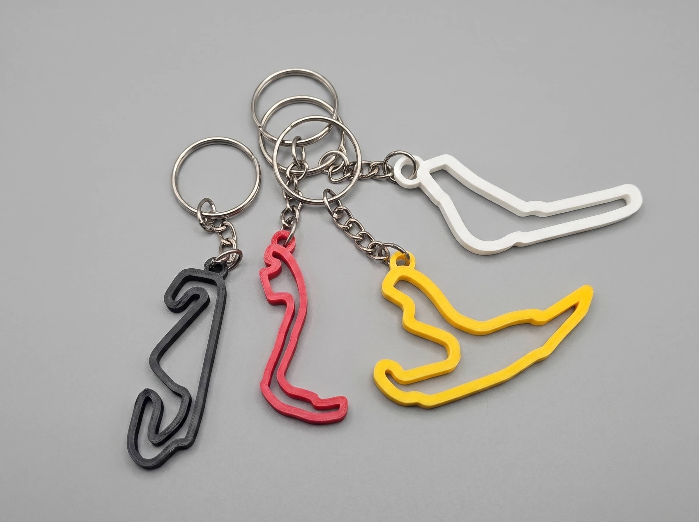 F1 Track Keychains